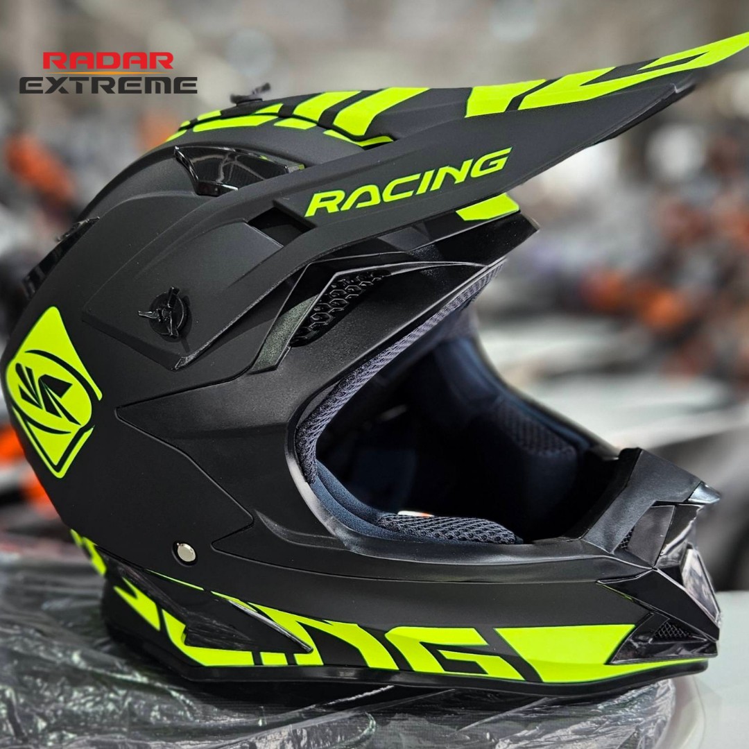 Шлем Racing *XXL /Black/Neon Yellow/16601XXL/6