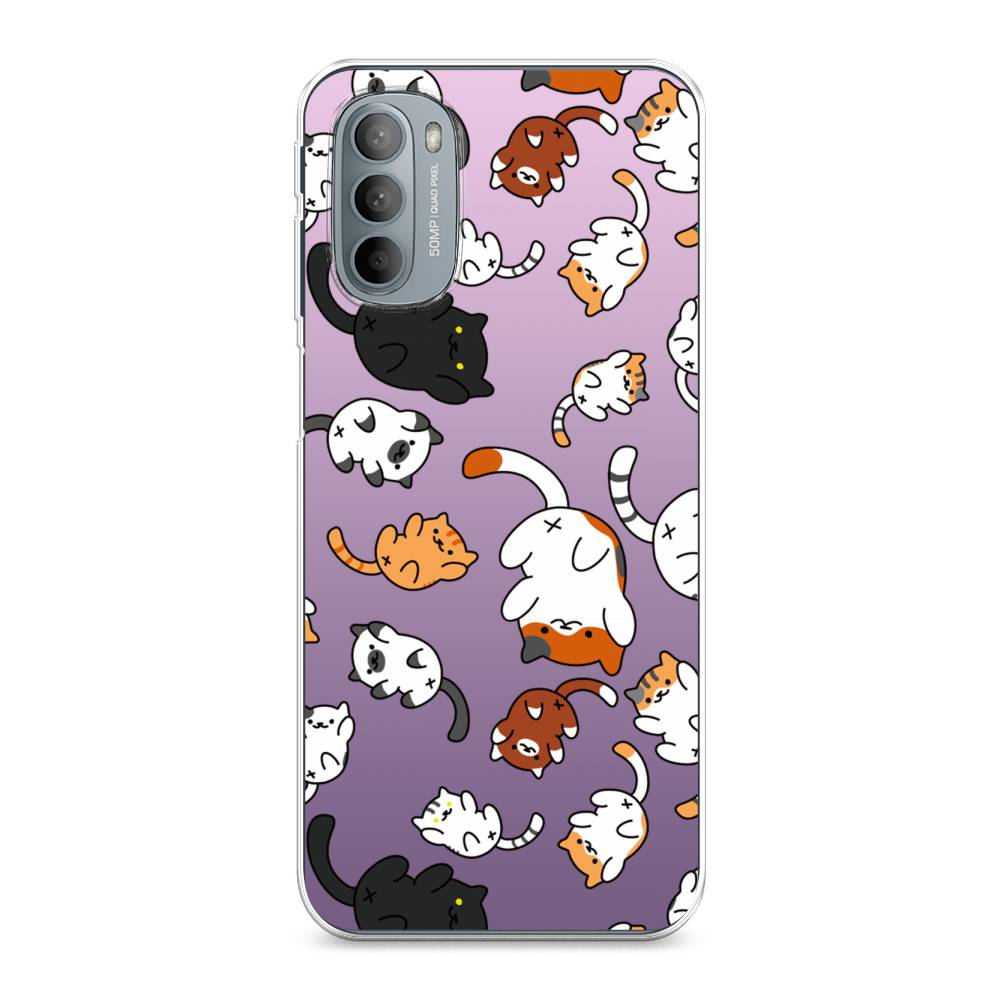 

Чехол Awog на Motorola Moto G31/G41 "Котопад", Разноцветный, 241850-7