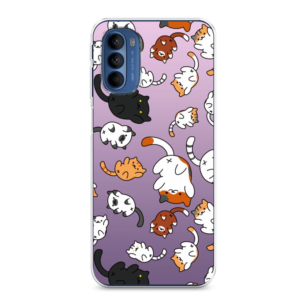 

Чехол Awog на Motorola Moto G31/G41 "Котопад", Разноцветный, 242550-7