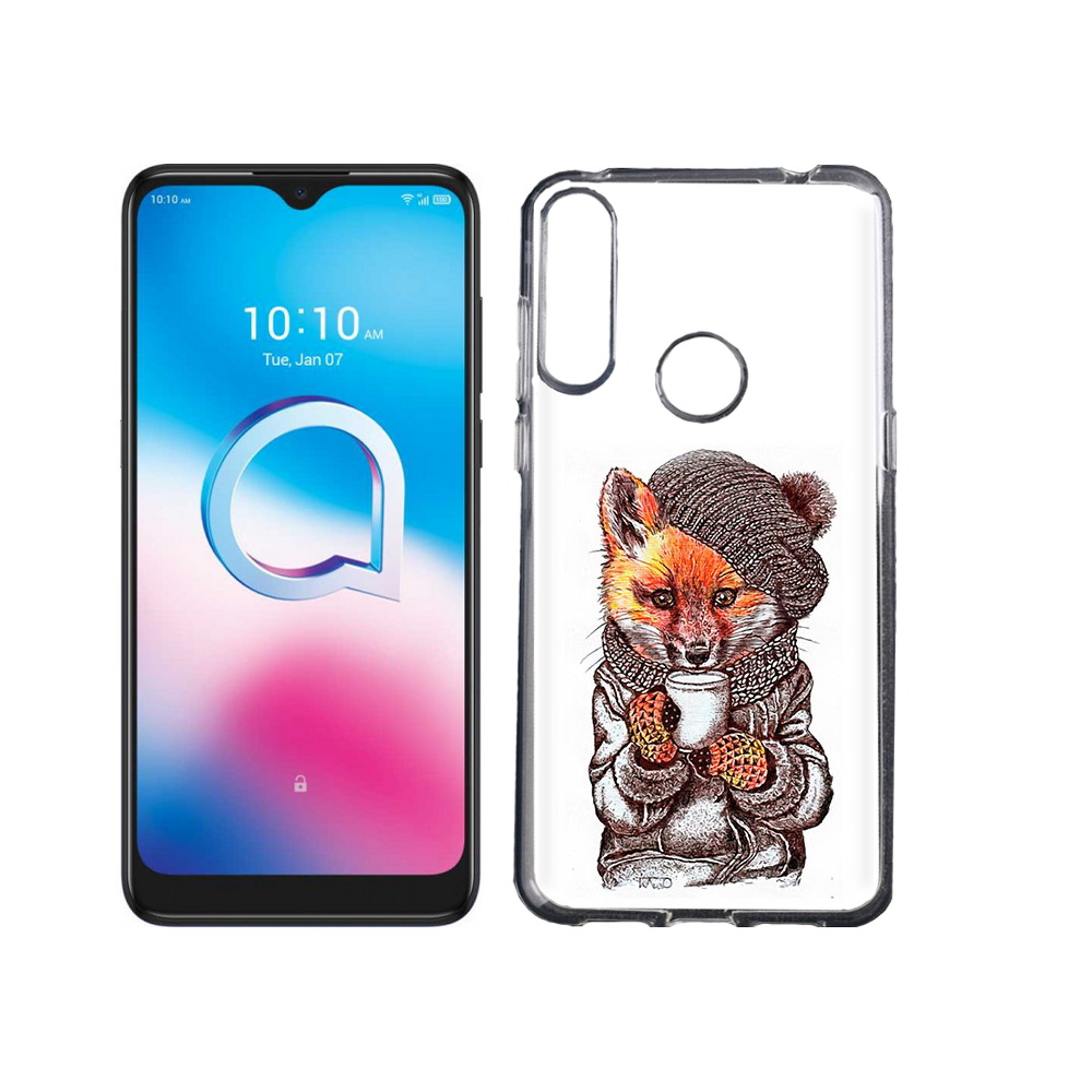 

Чехол MyPads Tocco для Alcatel 3L (2020) 5029Y лиса в шапке (PT159035.666.437), Tocco