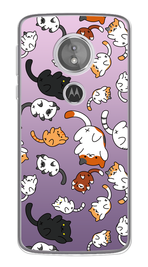 

Чехол Awog на Motorola Moto G6 Play / Моторола Мото G6 Плэй "Котопад", Разноцветный, 240950-7