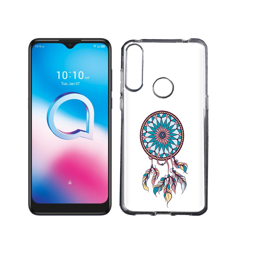 

Чехол MyPads Tocco для Alcatel 3L (2020) 5029Y ловец снов синий (PT159035.666.443), Tocco