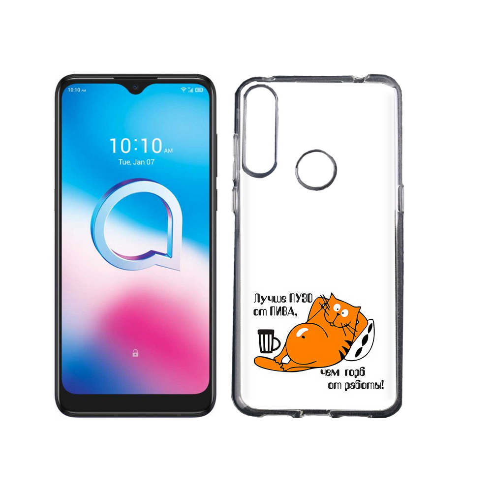 

Чехол MyPads Tocco для Alcatel 3L (2020) 5029Y лучше пузо (PT159035.666.449), Tocco