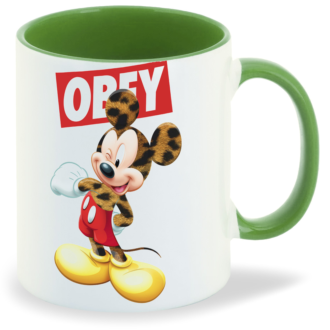 

Кружка CoolPodarok Obey Микки Маус