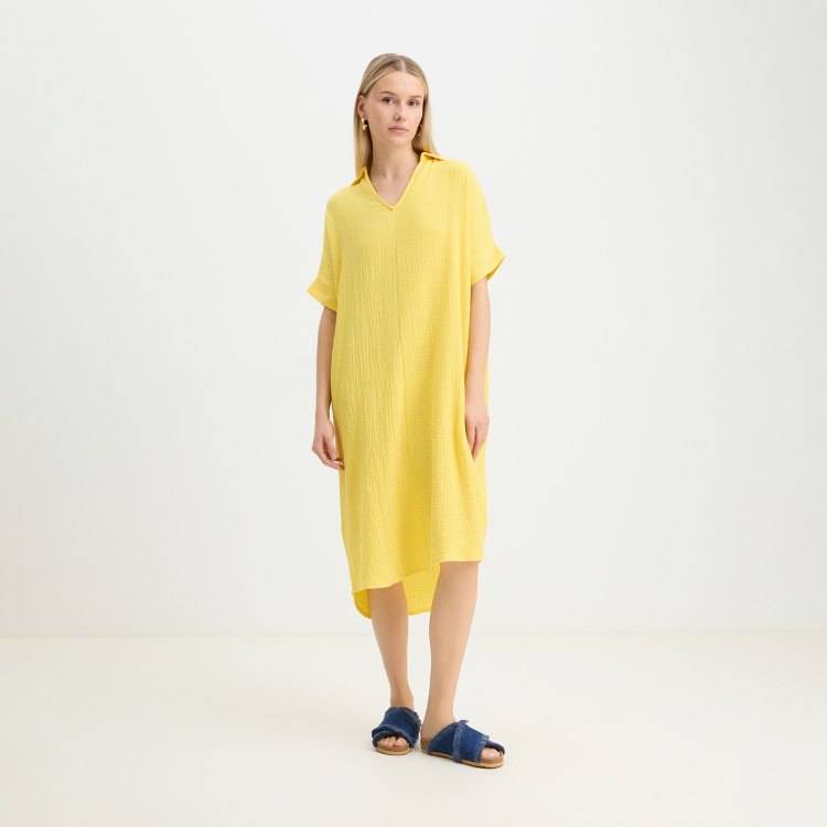 

Платье женское Maison David BLN917 желтое L, Желтый, BLN917