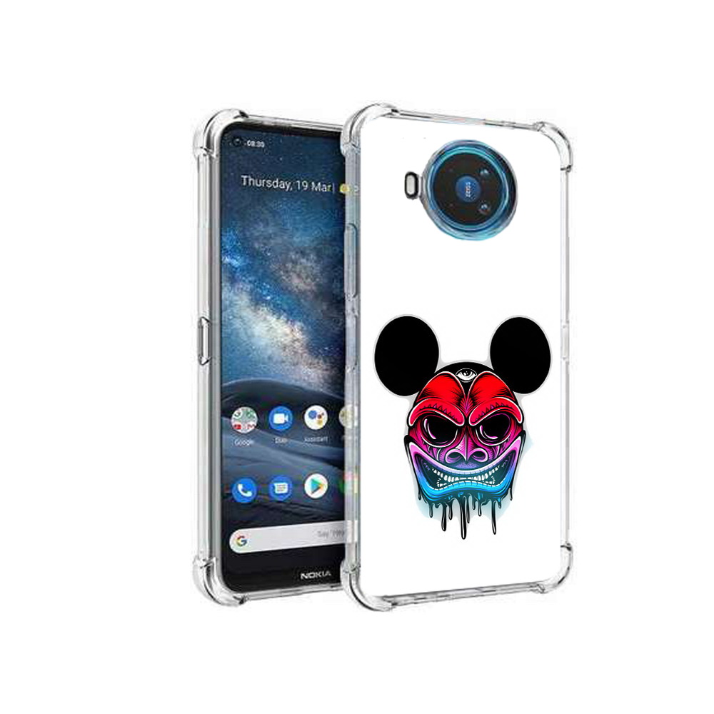 

Чехол MyPads Tocco для Nokia X100 микки в маске (PT227057.109.473), Прозрачный, Tocco