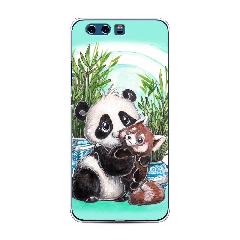 

Чехол Awog на Huawei P10 Plus "Друзья зверята", Разноцветный, 62350-2