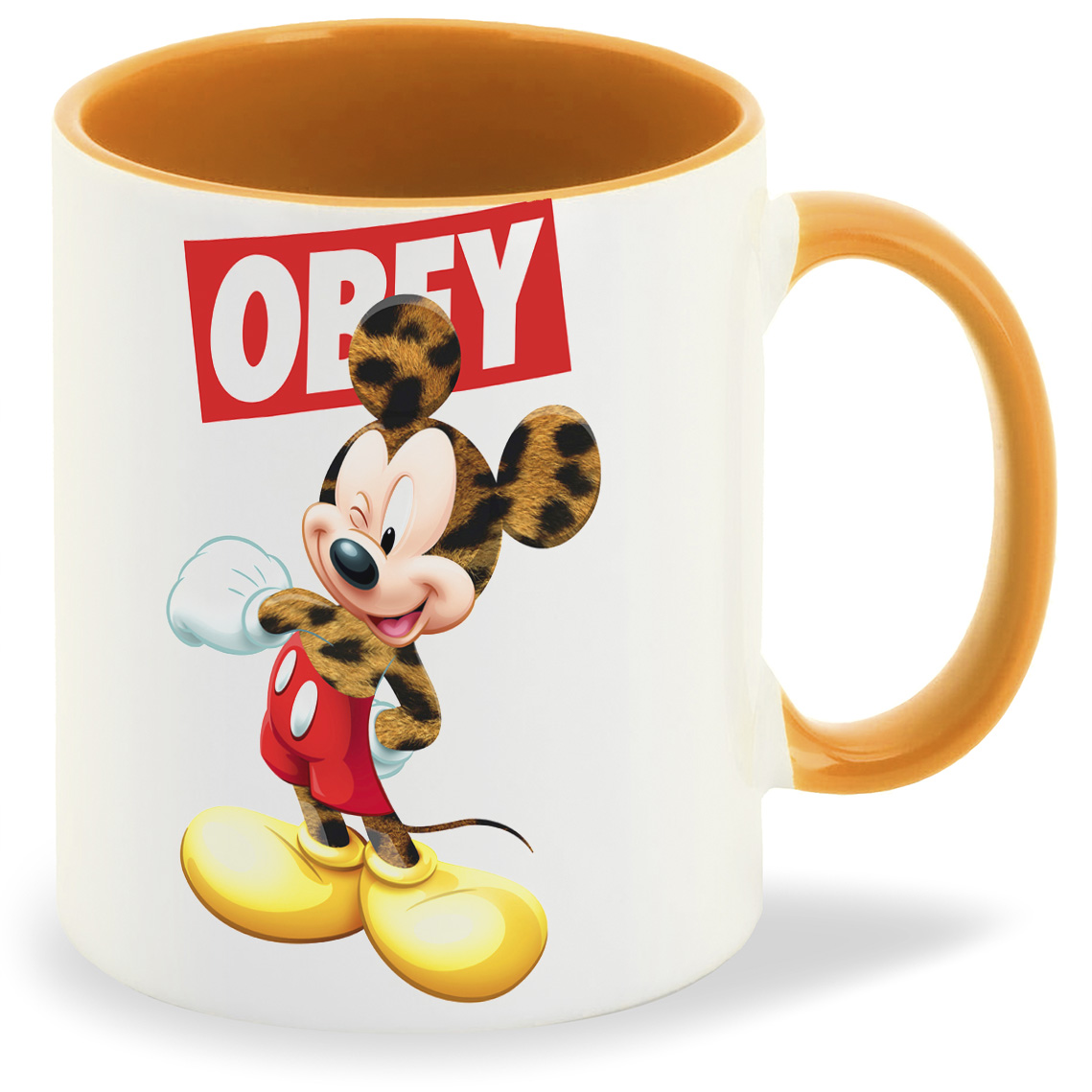 

Кружка CoolPodarok Obey Микки Маус