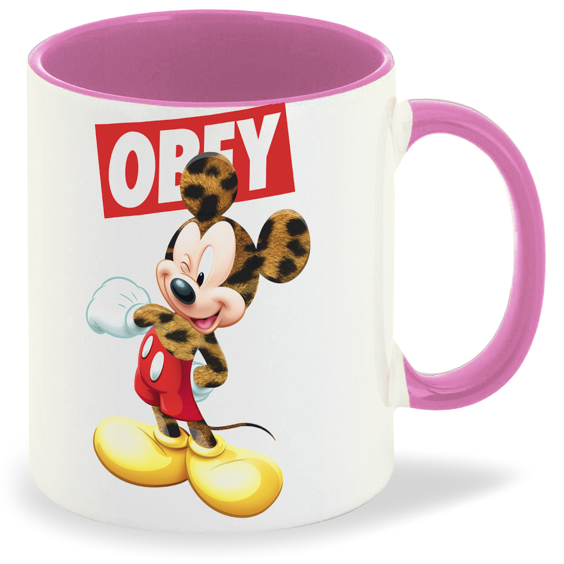 

Кружка CoolPodarok Obey Микки Маус