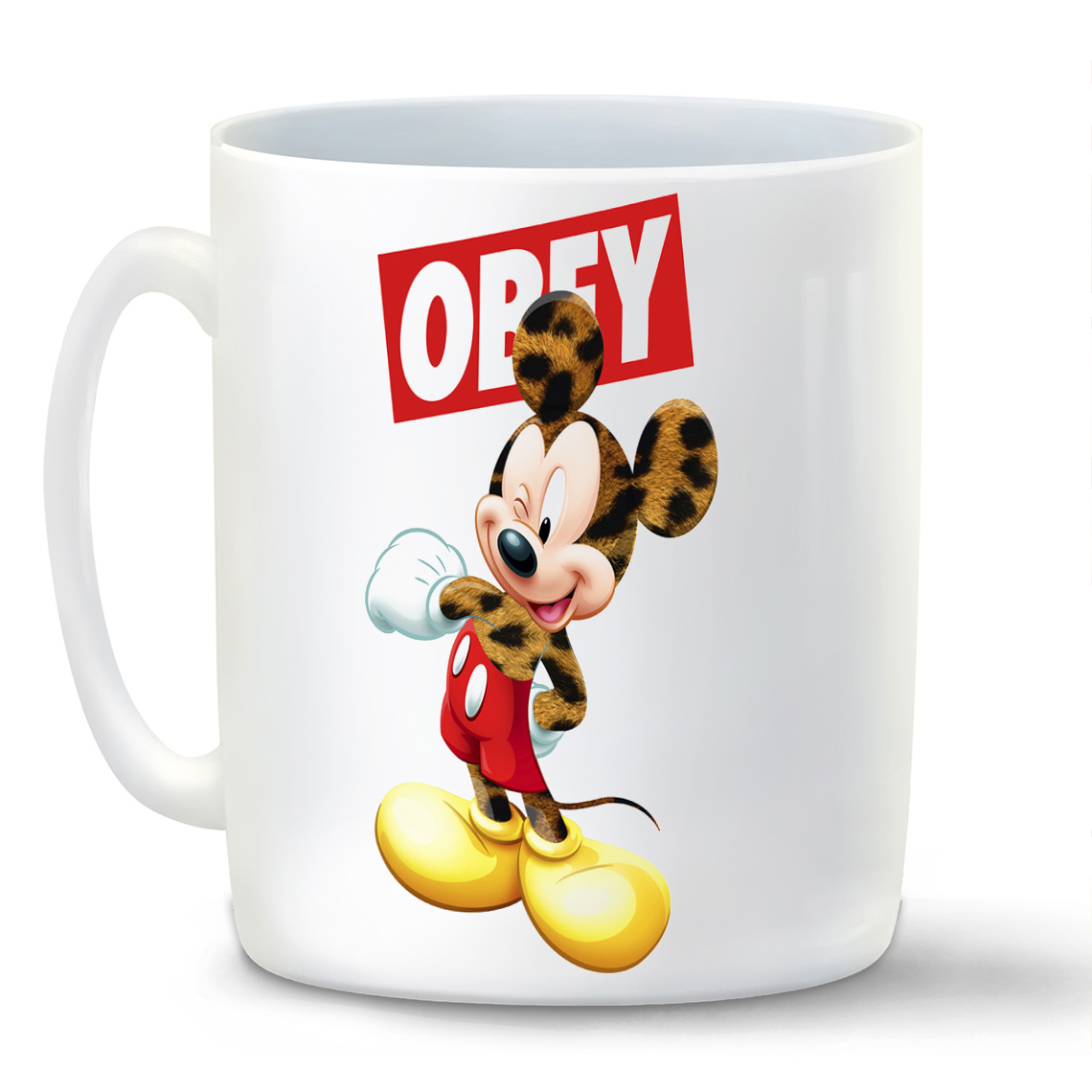 

Кружка CoolPodarok Obey Микки Маус