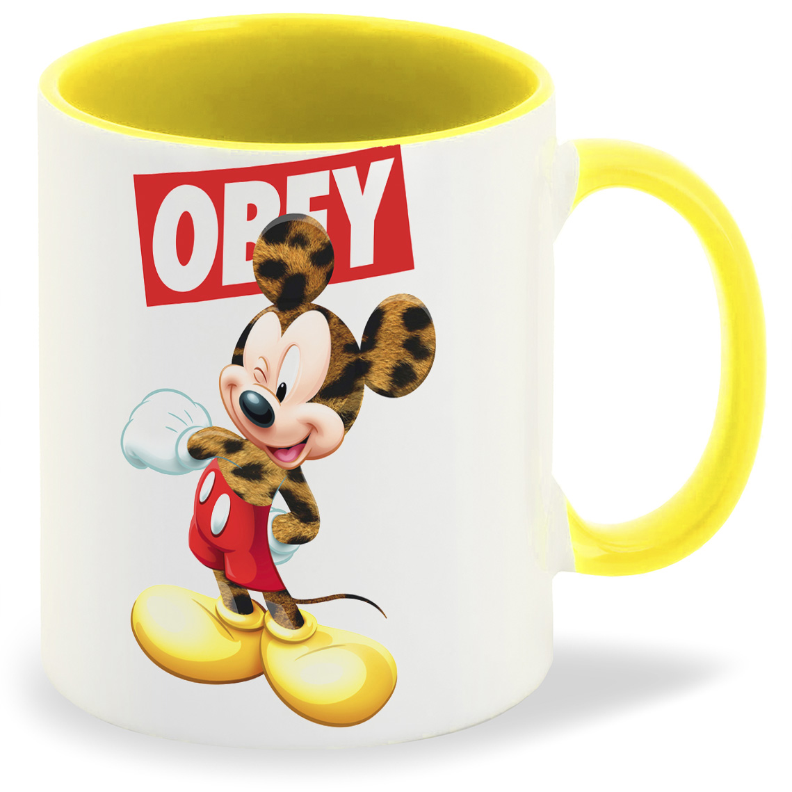 

Кружка CoolPodarok Obey Микки Маус