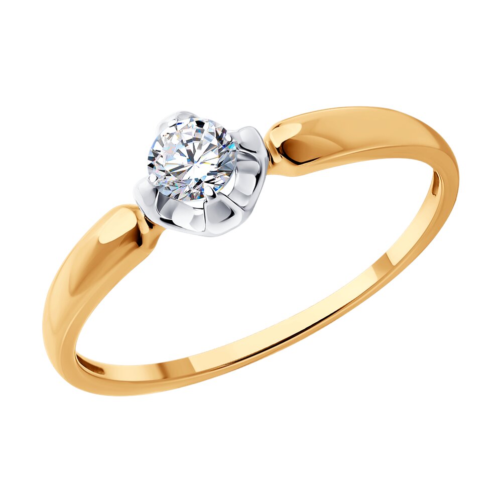 

Кольцо из золота р. 16,5 Diamant 51-210-01857-1, бриллиант, 51-210-01857-1