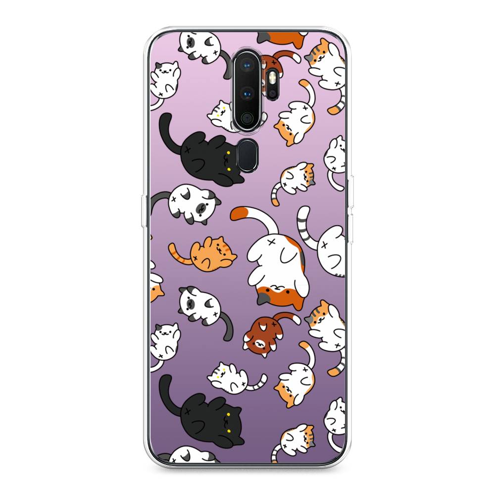 

Чехол Awog на Oppo A5/A9 2020 "Котопад", Разноцветный, 251950-7