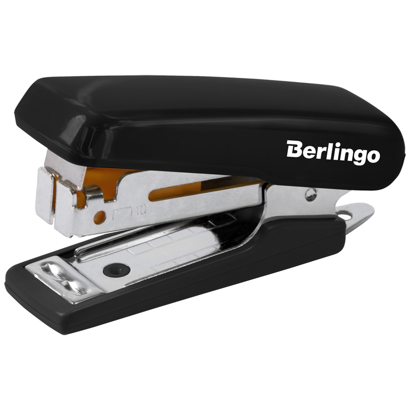 

Мини-степлер №10 Berlingo "Comfort" до 10л., пластиковый корпус, черный