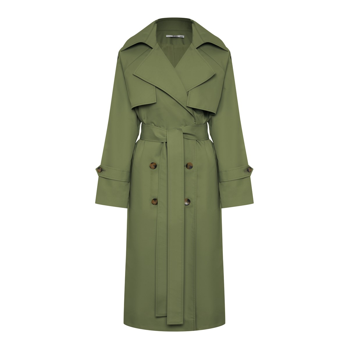 

Тренч женский Ffram 30699 хаки M/L, 30699