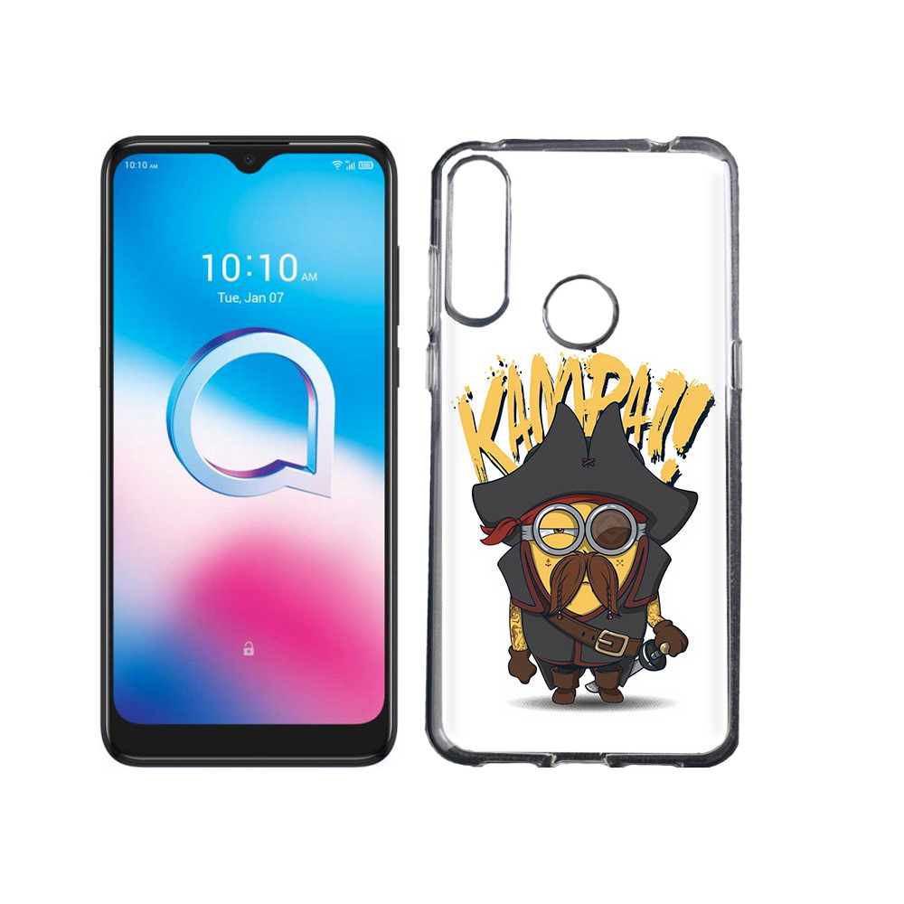 

Чехол MyPads Tocco для Alcatel 3L (2020) 5029Y миньон пират (PT159035.666.476), Tocco