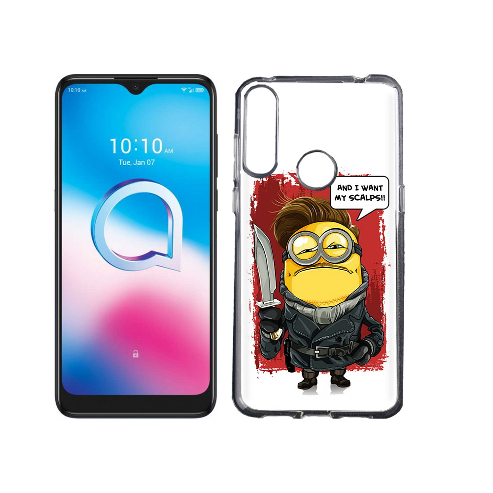 

Чехол MyPads Tocco для Alcatel 3L (2020) 5029Y миньон убийца (PT159035.666.477), Tocco