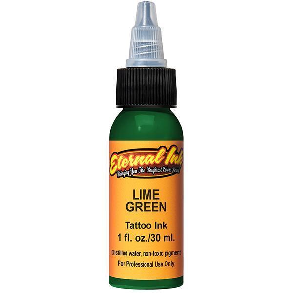 Краска для татуировки, пигмент для тату Eternal Ink Lime Green, 30мл тату краска eternal ink avocado 2oz 60мл