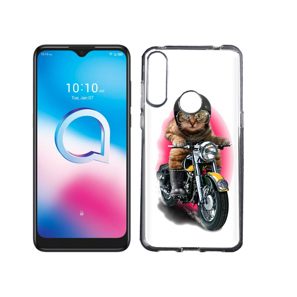 

Чехол MyPads Tocco для Alcatel 3L (2020) 5029Y мото-кот (PT159035.666.485), Tocco