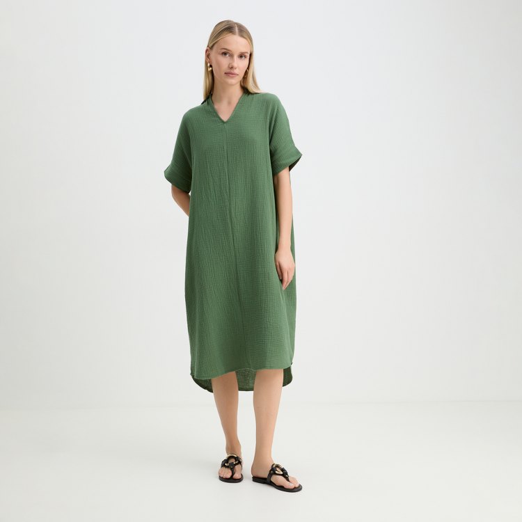 

Платье женское Maison David BLN917 зеленое 2XS, Зеленый, BLN917