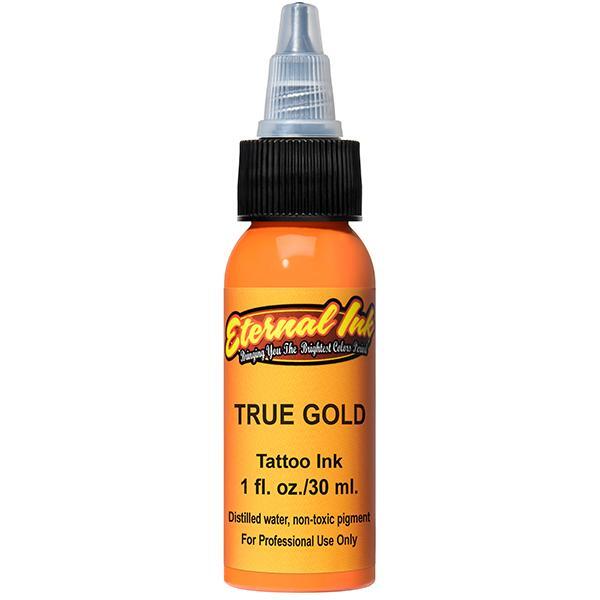 фото Краска для татуировки, пигмент для тату eternal ink true gold, 30мл