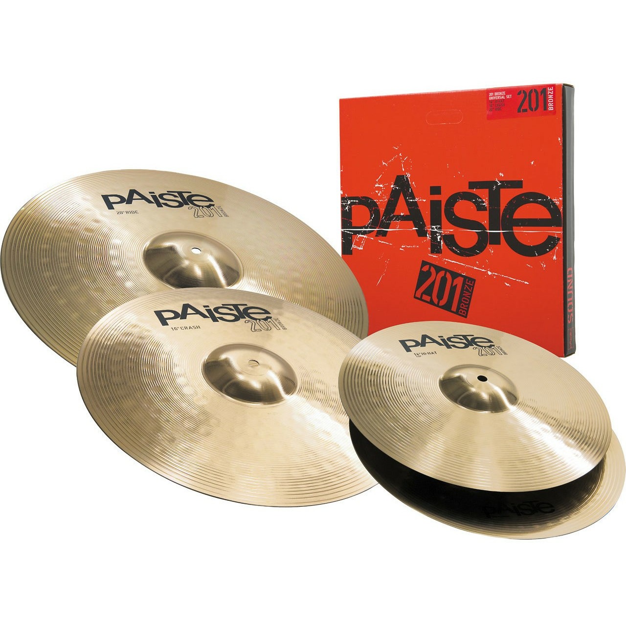 

Тарелка для ударной установки Paiste 201 Bronze Universal Set, 201 Bronze Universal Set