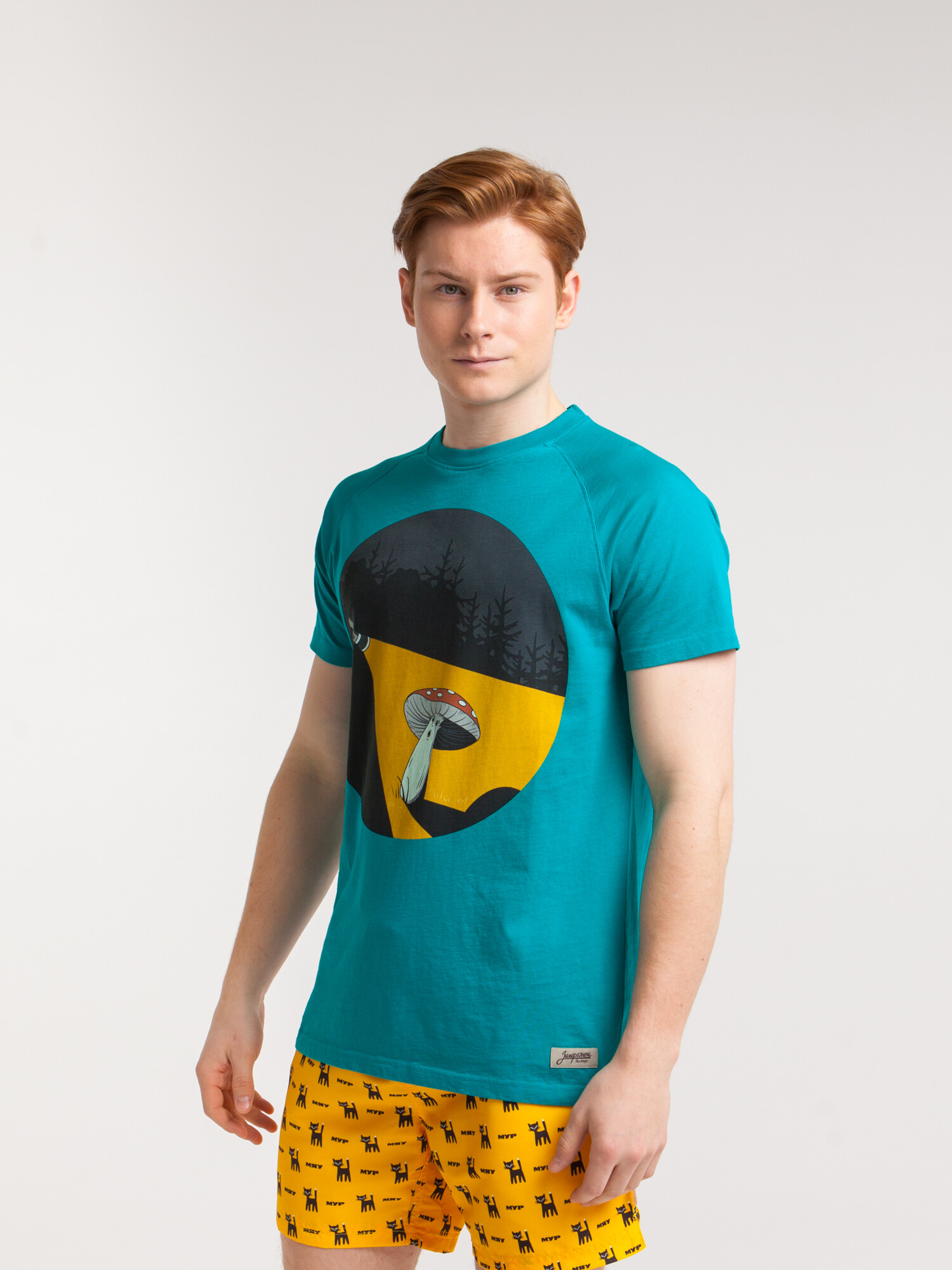 Футболка унисекс Запорожец 24SYZ02001000 зеленая L 2792₽