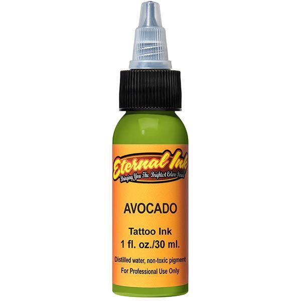 фото Краска для татуировки, пигмент для тату eternal ink avocado, 30мл