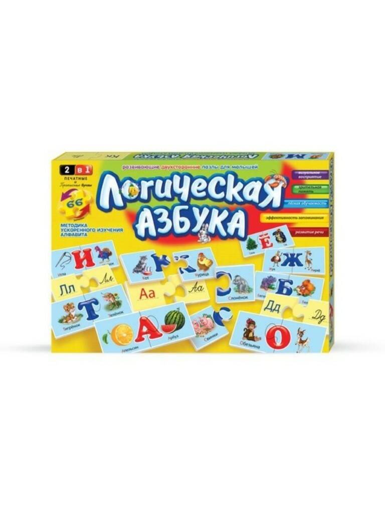 Настольная игра Danko Toys Логическая азбука DT66AspR 326₽