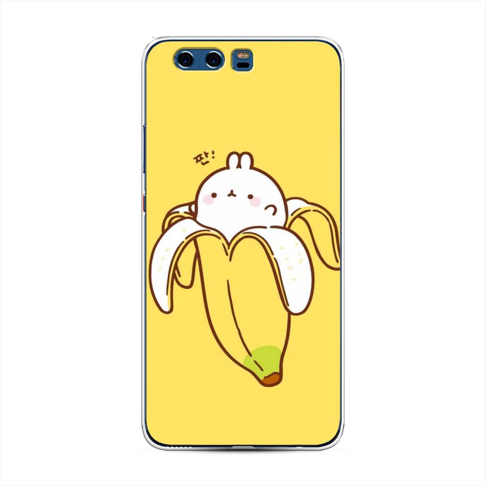 

Чехол Awog на Huawei P10 Plus "Зайчик-бананчик", Разноцветный, 62350-2