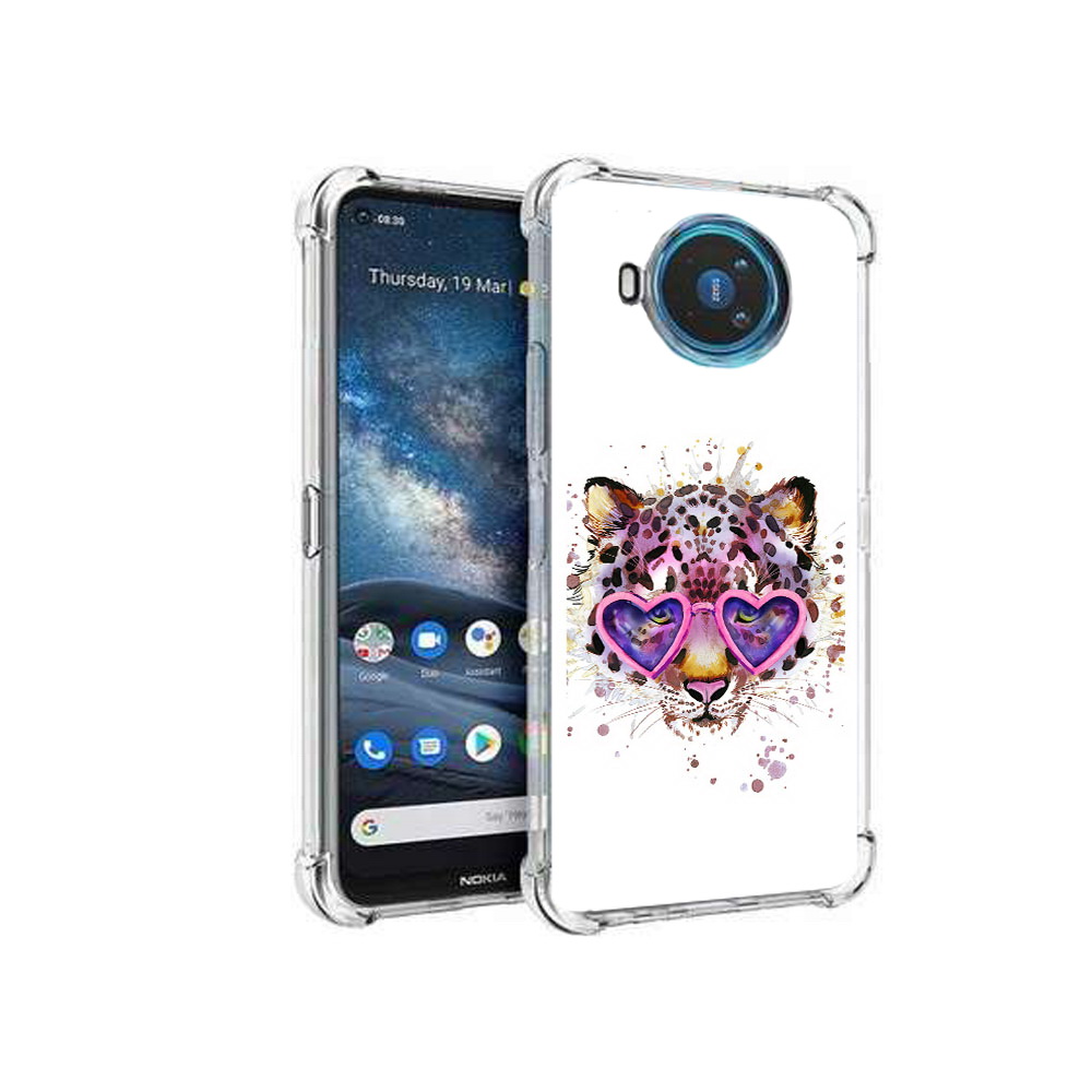 

Чехол MyPads Tocco для Nokia X100 модный леопард (PT227057.109.480), Прозрачный, Tocco
