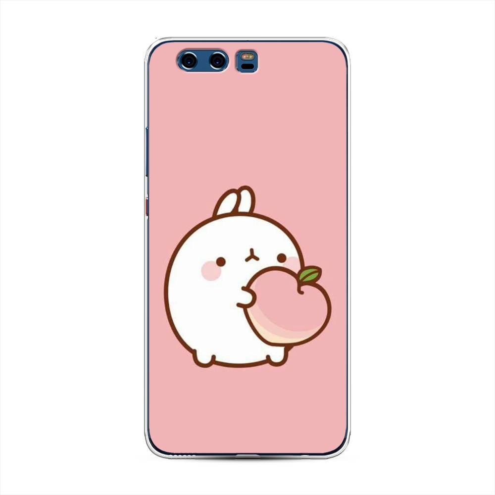 

Чехол Awog на Huawei P10 Plus "Кролик с персиком", Разноцветный, 62350-1