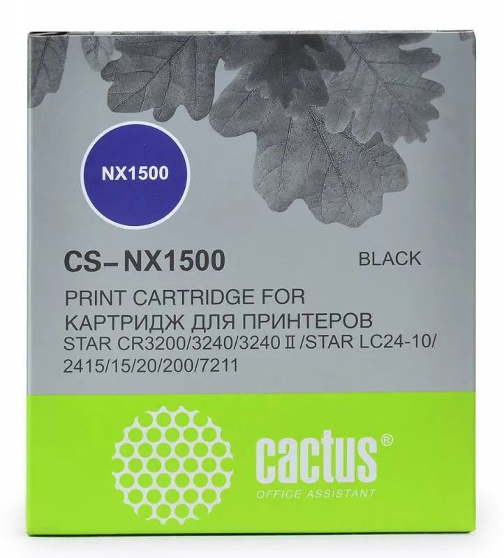 

Картридж для матричного принтера CACTUS CS-NX1500 () черный, совместимый, CS-NX1500