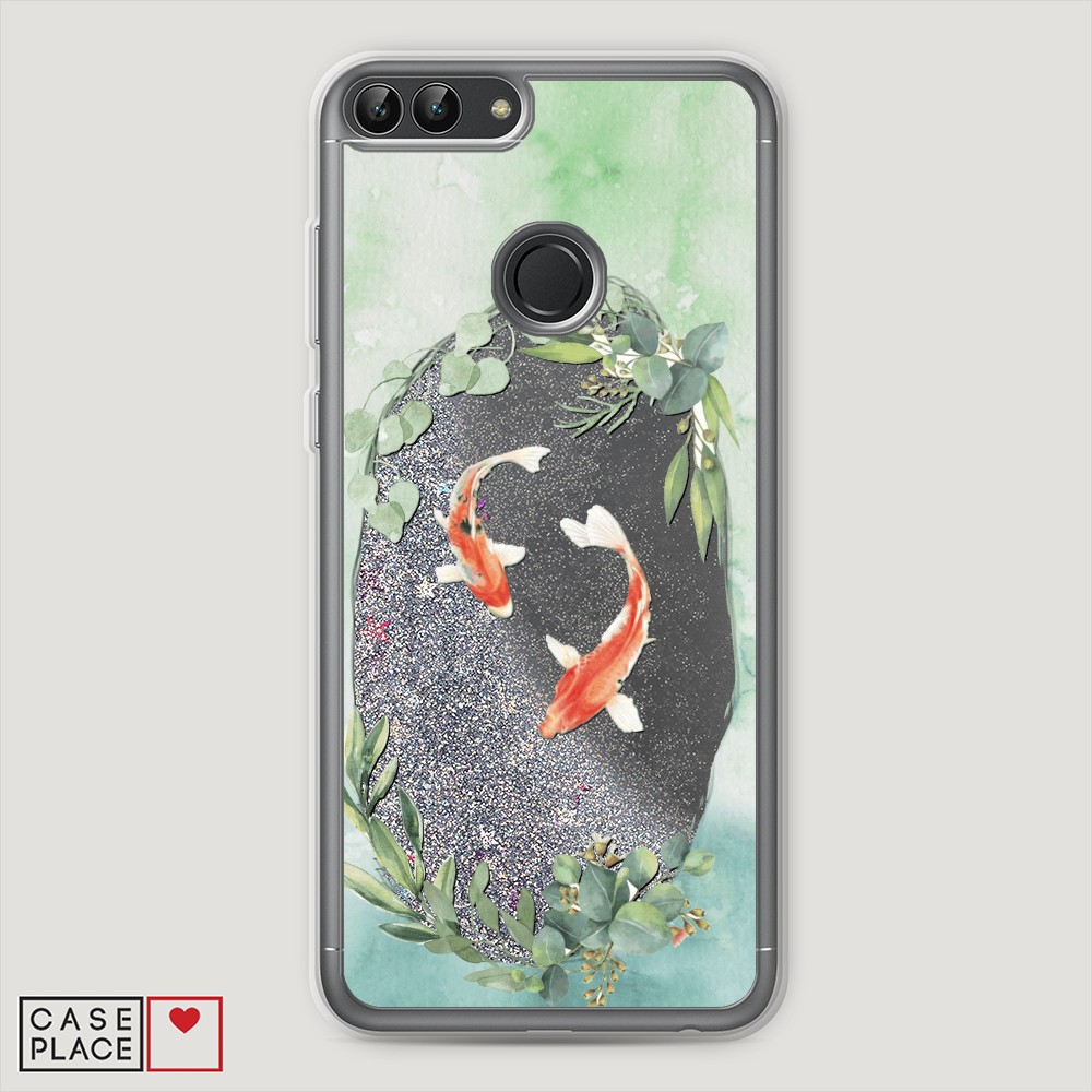 

Чехол Awog на Huawei P Smart "Две золотые рыбки", Разноцветный, 64091-1