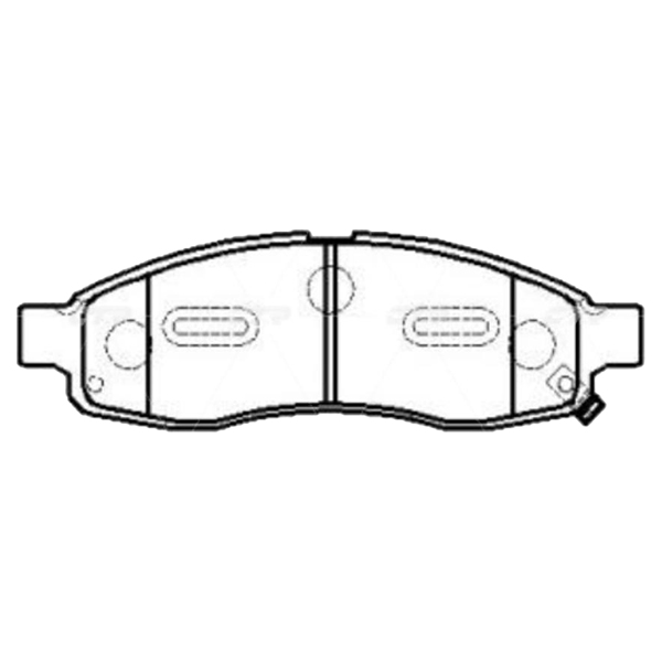 

Колодки дисковые перед Infiniti QX 56 GK-0728