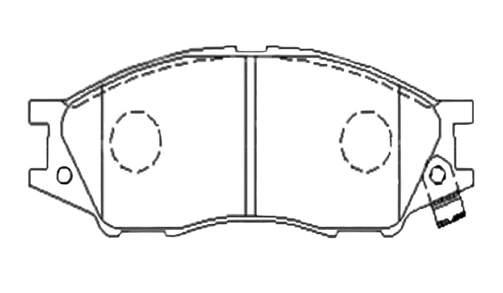 

GK0785_колодки дисковые передние! Nissan Sunny B15 98>/Almera Classic 06>