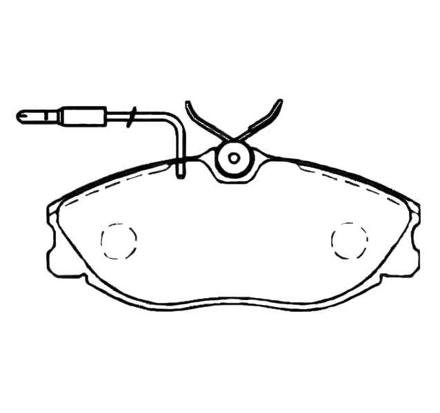 

Колодки дисковые передние Peugeot 406 2.0-2.0HDi 95-04 диск 15' GK0872