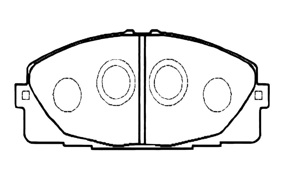 

Колодки дисковые перед Toyota Hi-Ace 04> GK-1172