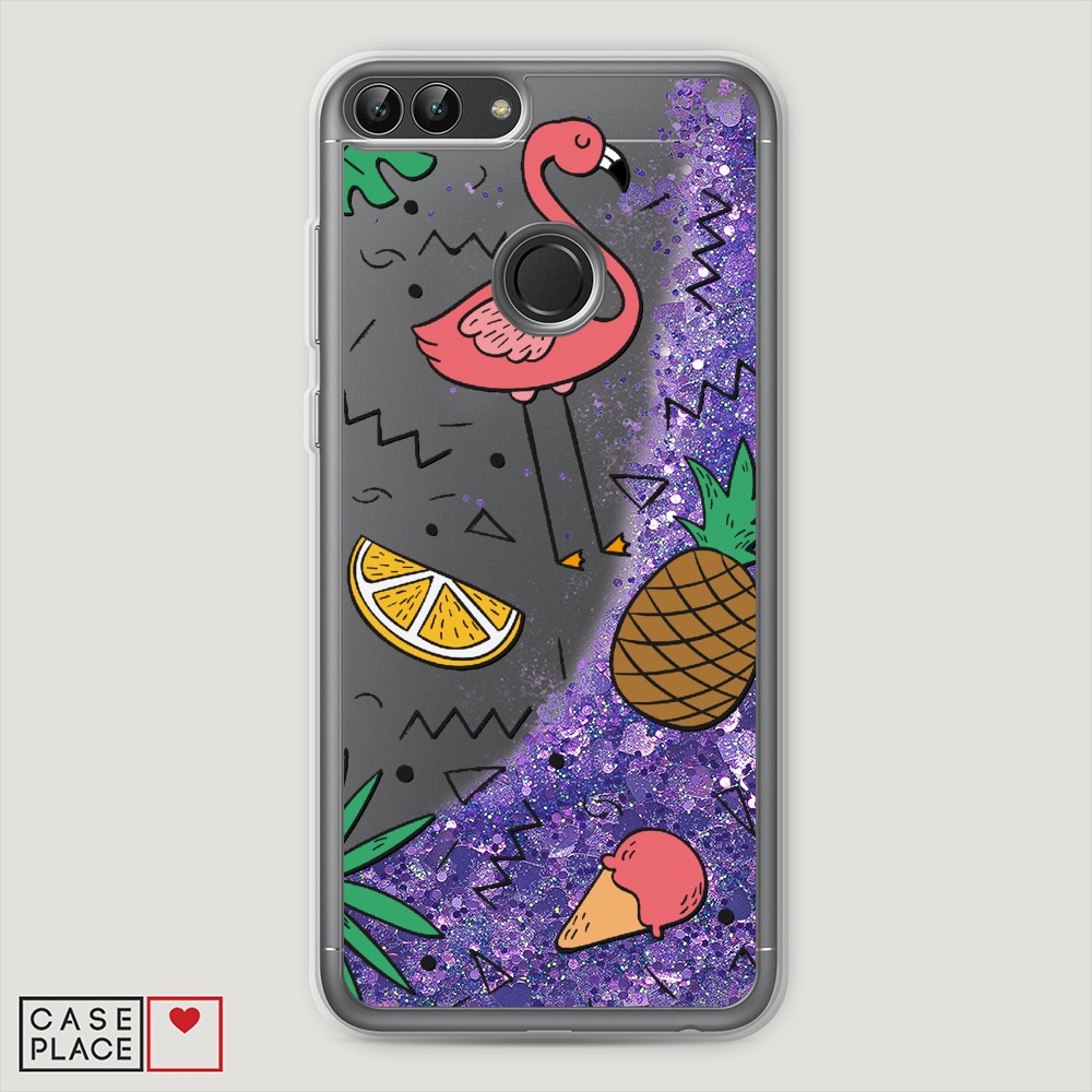 

Чехол Awog на Huawei P Smart "Гавайский фон", Разноцветный, 64092-1