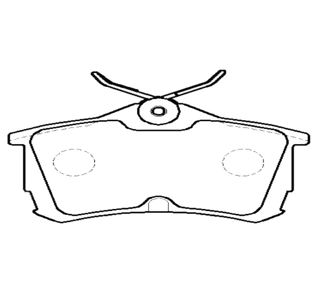 

Тормозные колодки Ctr задние gk0380