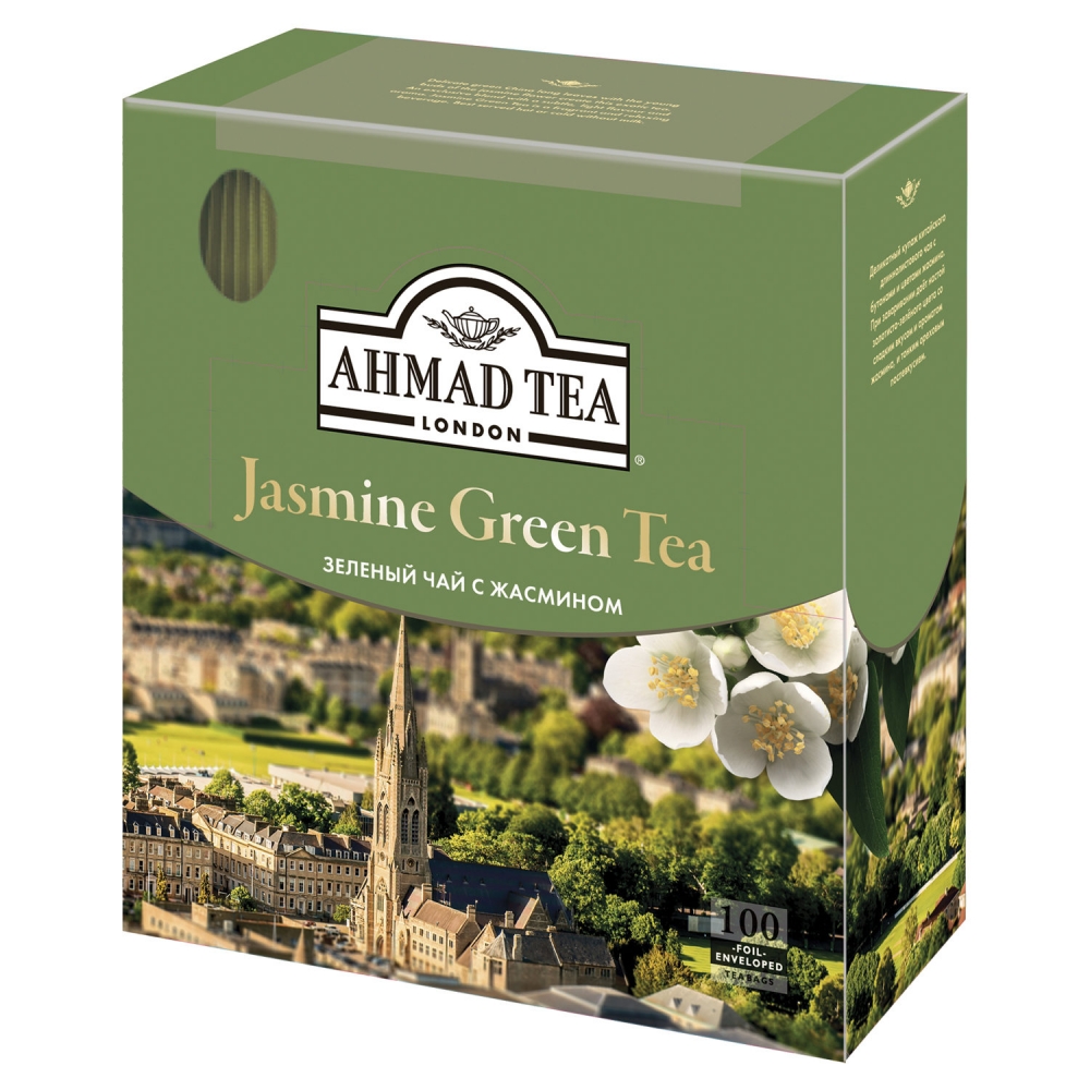 

Чай Ahmad Jasmine Green Tea 100 пак 2 уп