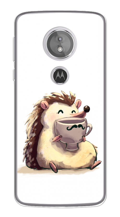 

Чехол Awog на Motorola Moto G6 Play / Моторола Мото G6 Плэй "Еж кофеман", Разноцветный, 240950-10