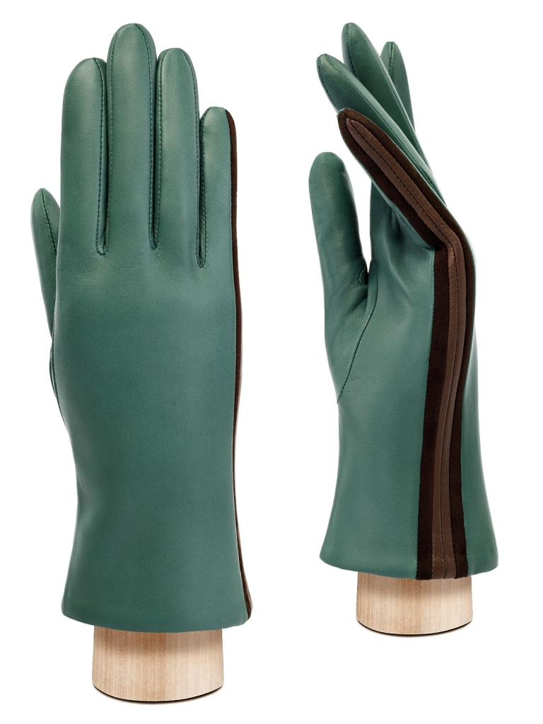 

Перчатки женские ELEGANZZA 01-00040440 зеленые, р, Зеленый, 01-00040440