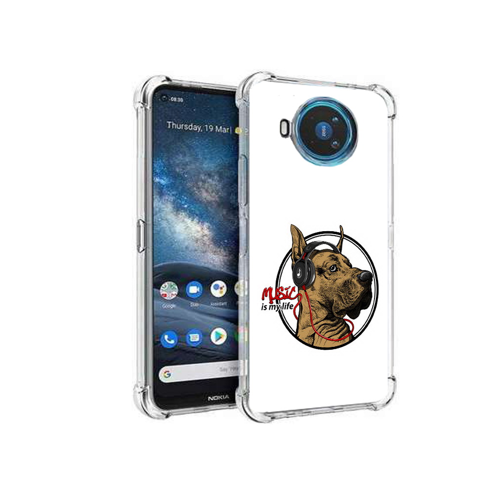 Чехол MyPads Tocco для Nokia X100 музыкальная собака (PT227057.109.490)