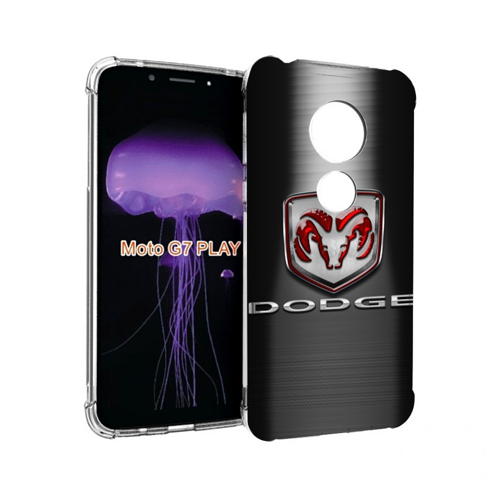 

Чехол MyPads dodge 1 мужской для Motorola Moto G7 Play, Прозрачный, Tocco