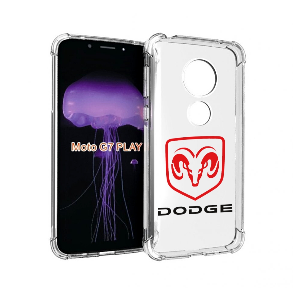 

Чехол MyPads dodge-2 мужской для Motorola Moto G7 Play, Прозрачный, Tocco