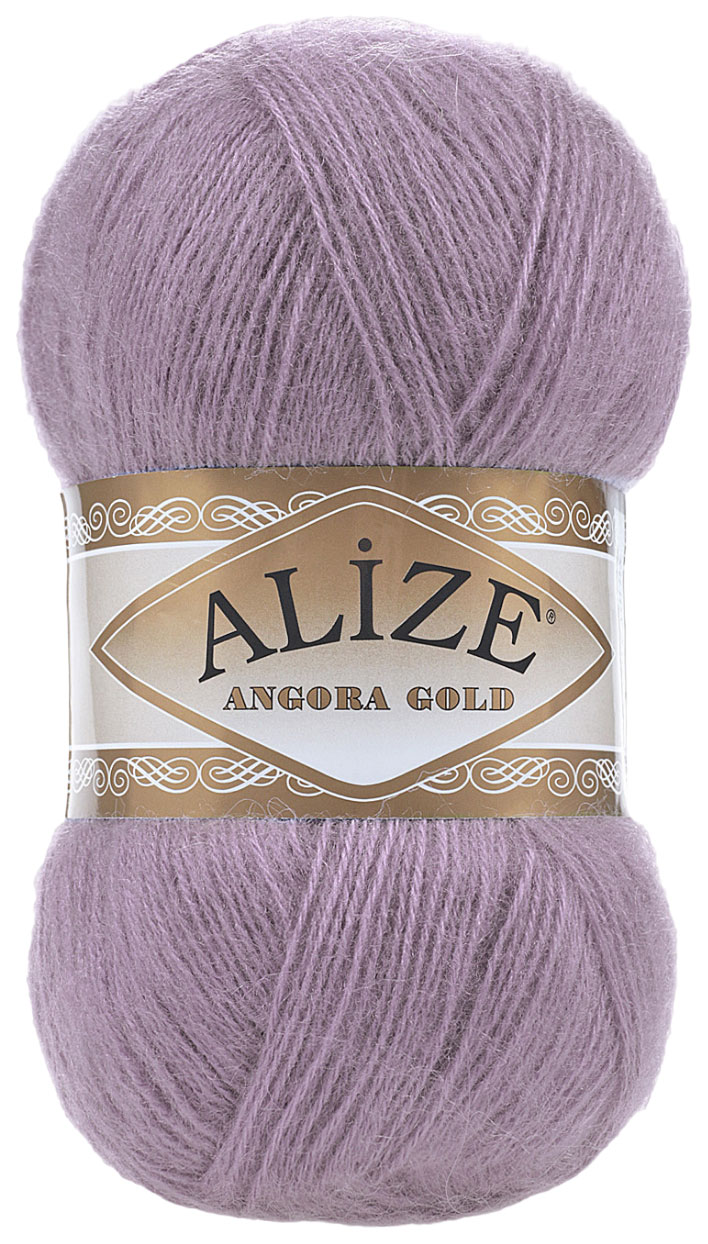

Пряжа ALIZE Angora Gold (312), ковыль, 5 шт. по 100 г, Фиолетовый