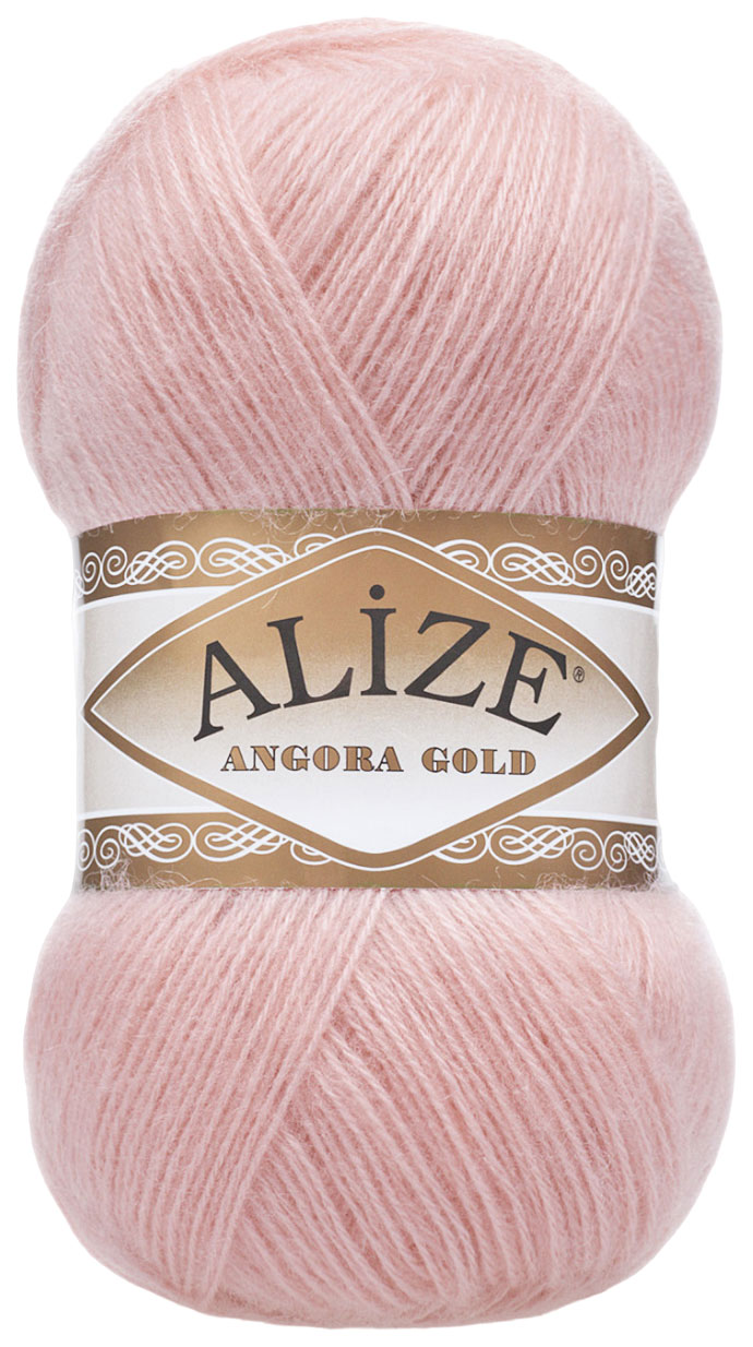 

Пряжа ALIZE Angora Gold (363), яблочный цвет, 5 шт. по 100 г, Розовый