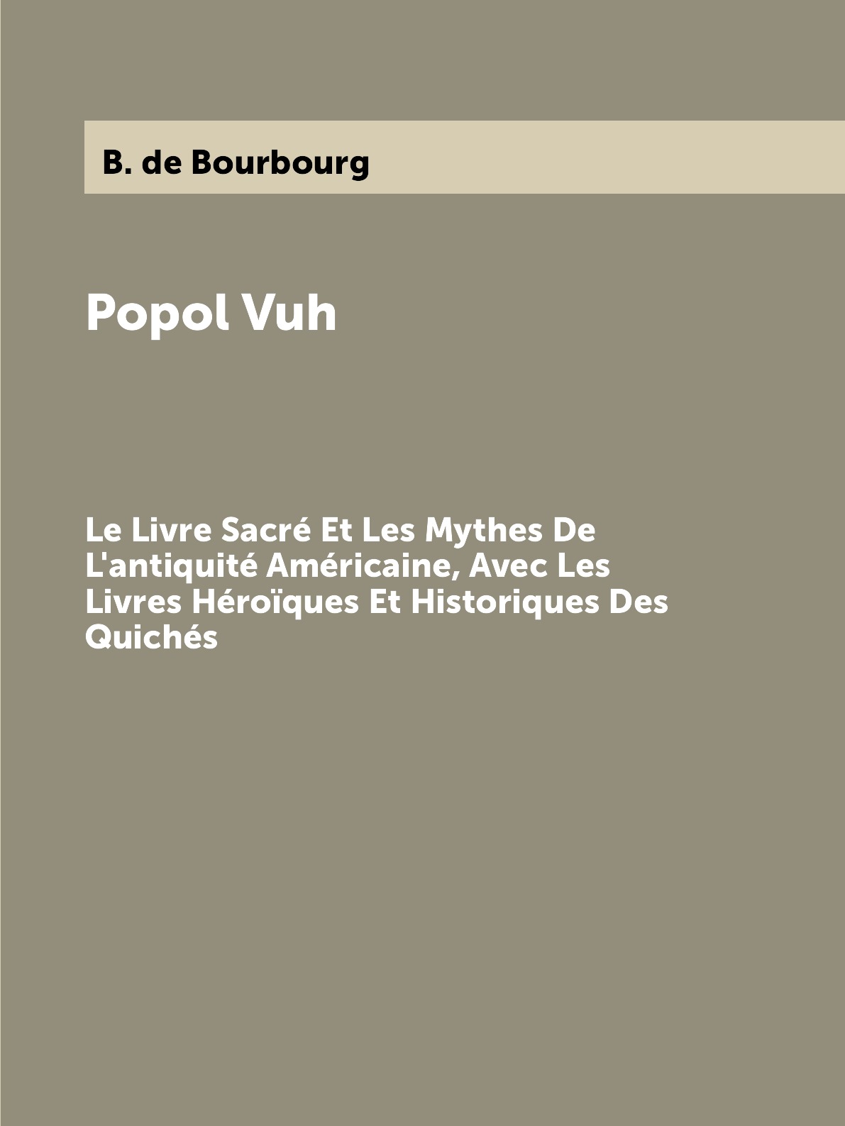 

Popol Vuh