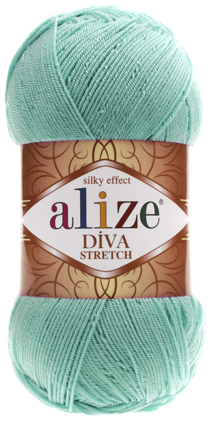 

Пряжа ALIZE Diva stretch Silk effekt (376), бирюзовый, 5 шт. по 100 г